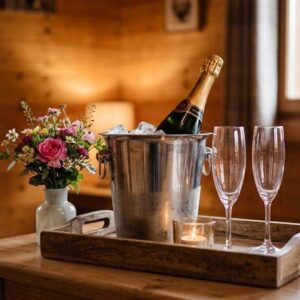 bouteille de champagne brut, grande maison